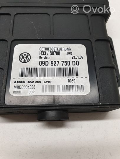 Volkswagen Touareg I Module de contrôle de boîte de vitesses ECU 09D927750DQ