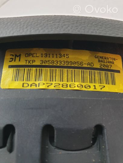 Opel Astra H Ohjauspyörän turvatyyny 13111345