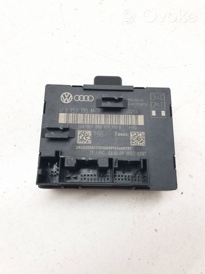 Audi A6 S6 C6 4F Durų elektronikos valdymo blokas 4F0959795M