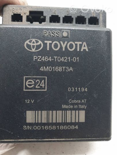 Toyota Corolla Verso AR10 Unité de commande, module PDC aide au stationnement PZ464T042101