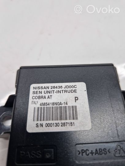 Nissan Qashqai Hälytyksen ohjainlaite/moduuli 28436JD00C
