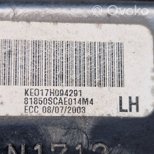 Honda CR-V Pas bezpieczeństwa fotela przedniego 81850SCAE014M4