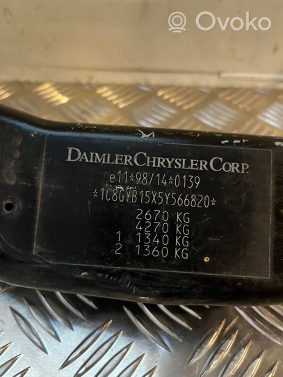 Chrysler Voyager Support de radiateur sur cadre face avant 1C8GYB15X5Y566820
