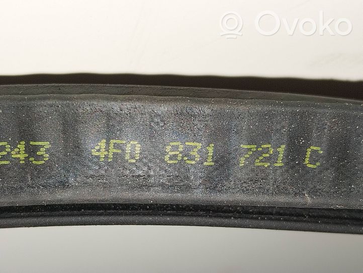 Audi A6 S6 C6 4F Gumowa uszczelka drzwi przednich 4F0831721C