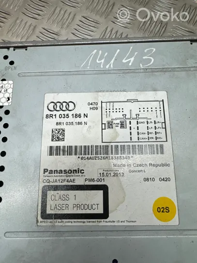 Audi A4 S4 B8 8K Radio/CD/DVD/GPS-pääyksikkö 8R1035186N
