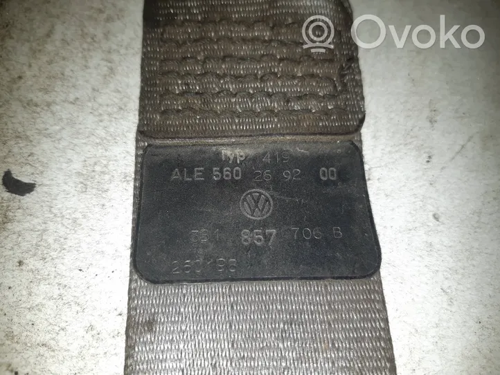 Volkswagen PASSAT B5 Ceinture de sécurité avant 3B1857706B