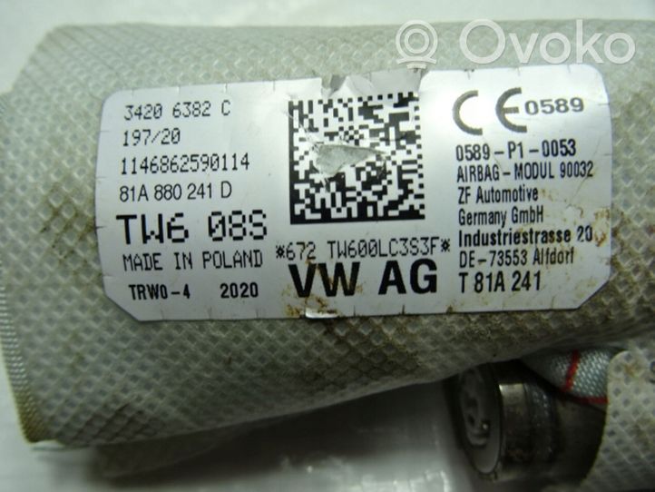 Audi Q2 - Poduszka powietrzna Airbag fotela 81A880241D