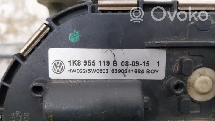 Volkswagen Scirocco Mechanizm i silniczek wycieraczek szyby przedniej / czołowej 1K8955119B