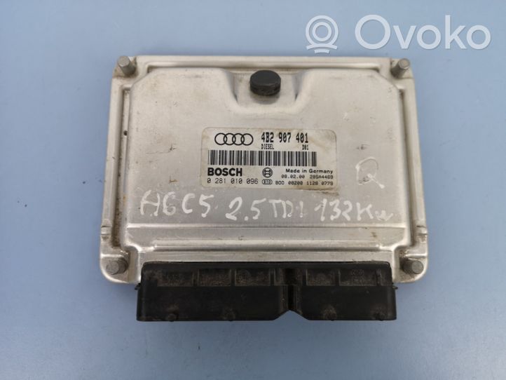 Audi A6 S6 C5 4B Dzinēja vadības bloks 4B2907401