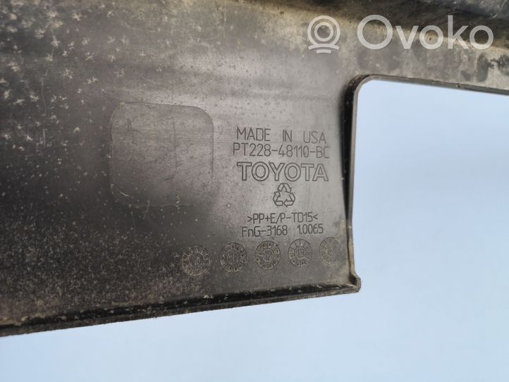Toyota Highlander XU40 Moldura embellecedora de la barra del amortiguador trasero PT22848110BC