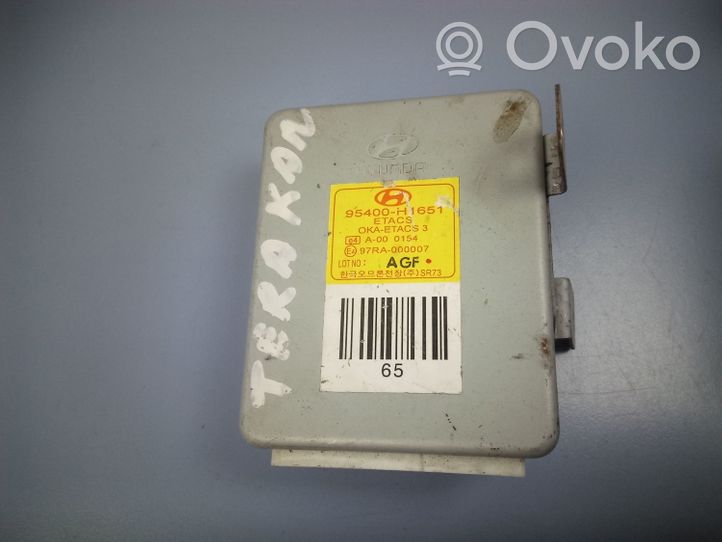 Hyundai Terracan Engine control unit/module 95400H1651