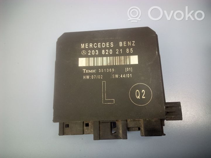 Mercedes-Benz C W203 Oven ohjainlaite/moduuli 2038202185