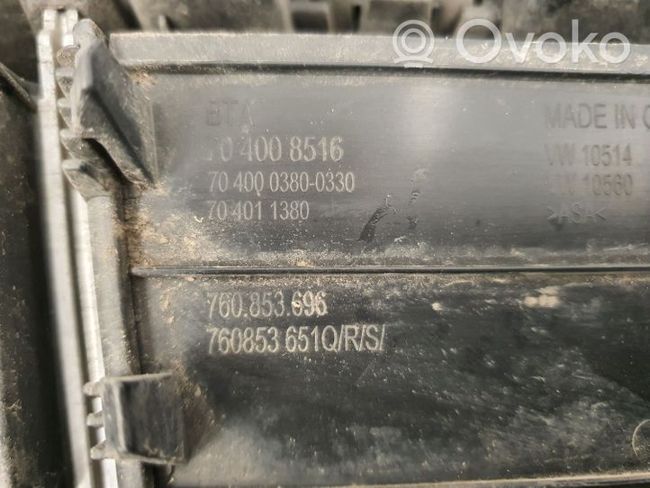 Volkswagen Touareg III Griglia superiore del radiatore paraurti anteriore 760853696