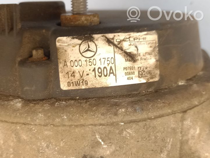 Mercedes-Benz C W203 Alternator A0001501750