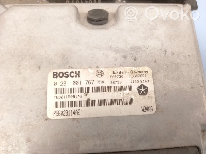 Jeep Grand Cherokee (WJ) Sterownik / Moduł ECU 0281001767