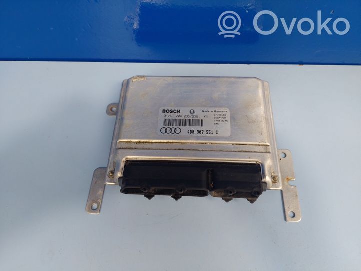 Audi A8 S8 D2 4D Calculateur moteur ECU 4D0907551C