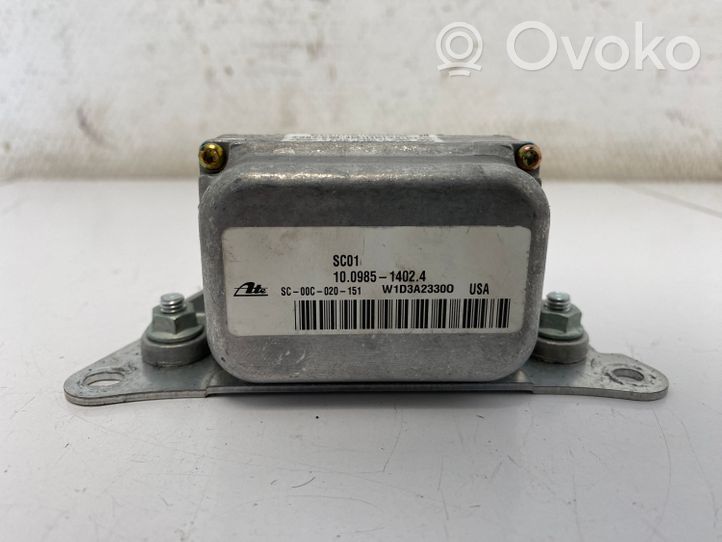 Renault Laguna II Capteur de vitesse de lacet d'accélération ESP 8200301391