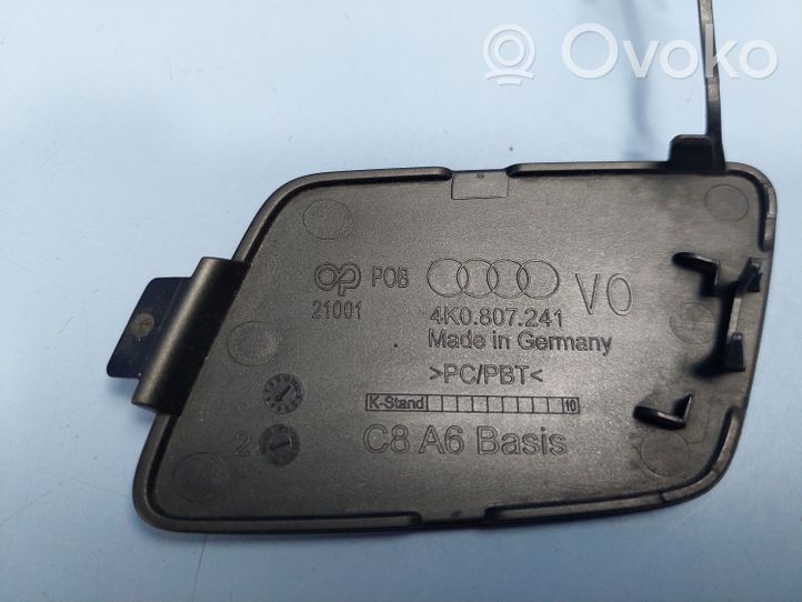 Audi A6 S6 C8 4K Tappo/coprigancio di traino anteriore 4K0807241