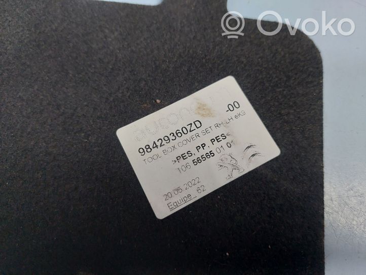 Opel Crossland X Wykładzina podłogowa bagażnika 98429360ZD
