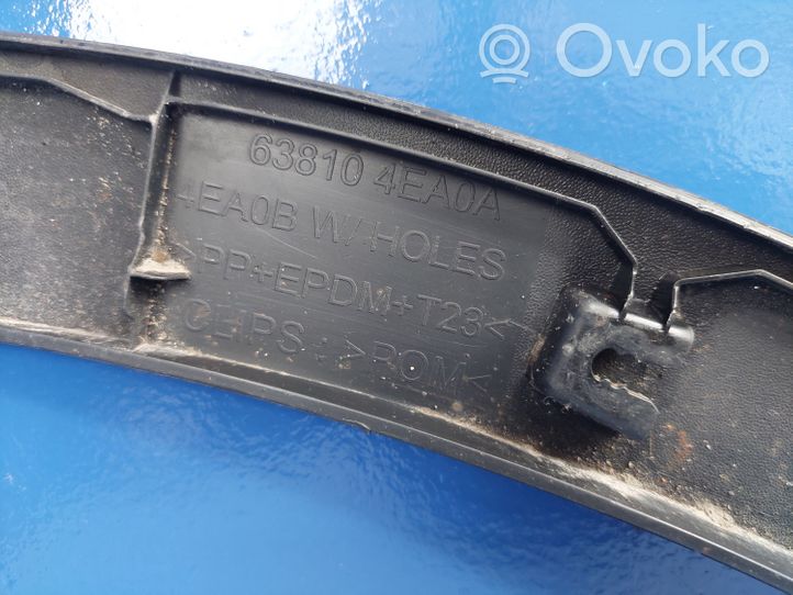 Nissan Qashqai Garniture pour voûte de roue avant 638104EA0A