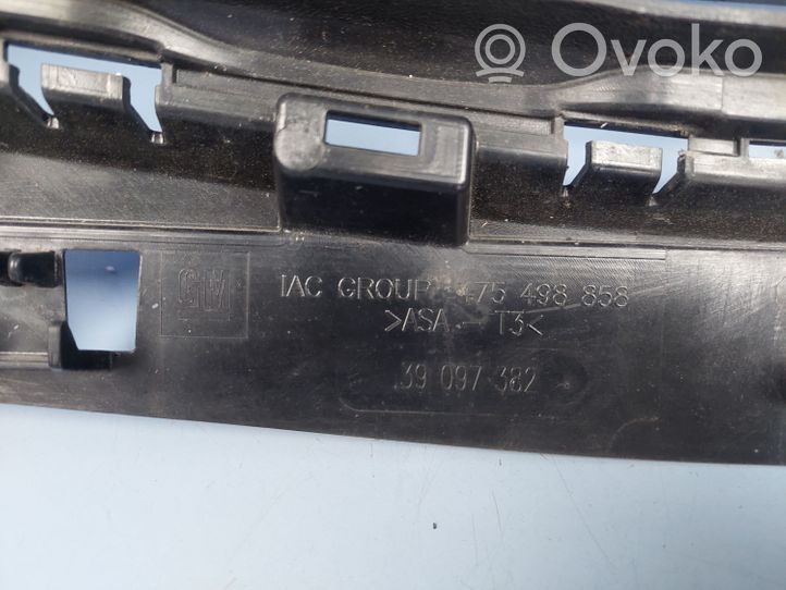 Opel Crossland X Grille calandre supérieure de pare-chocs avant 39097382