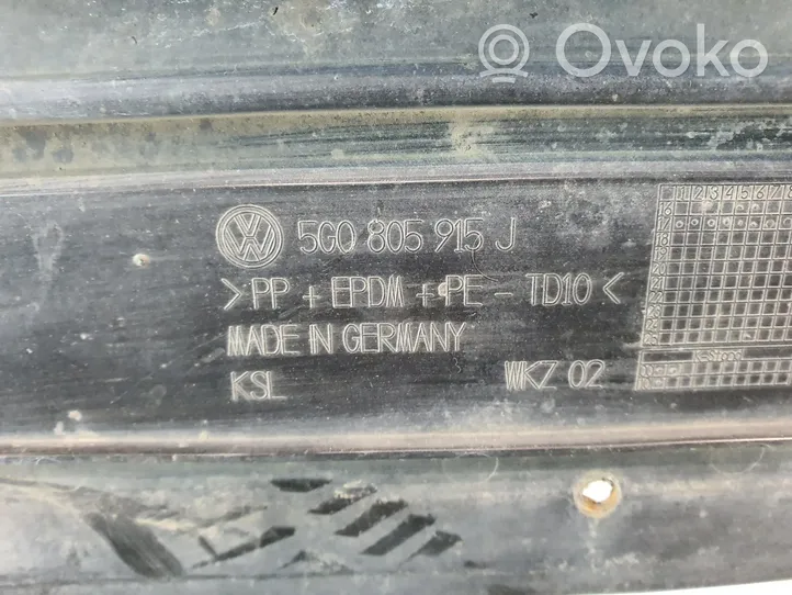 Volkswagen Golf VII Osłona pod zderzak przedni / Absorber 5G0805915J