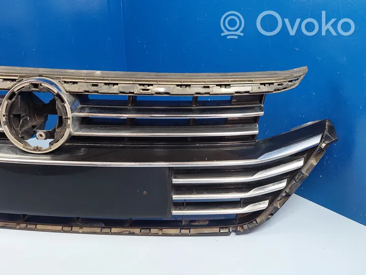 Volkswagen Arteon Front bumper upper radiator grill 3G8853655A