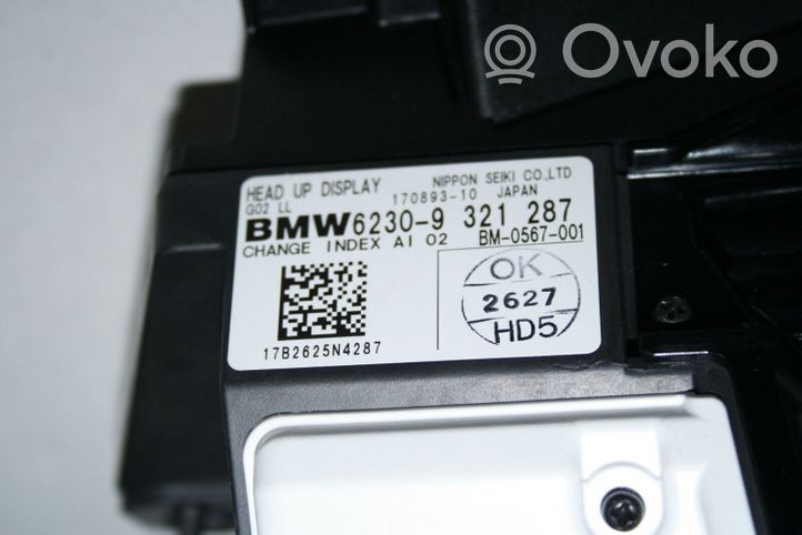 BMW X4M F98 Schermo del visore a sovrimpressione 9321287