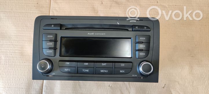 Audi A3 S3 A3 Sportback 8P Panel / Radioodtwarzacz CD/DVD/GPS 8P0035186Q