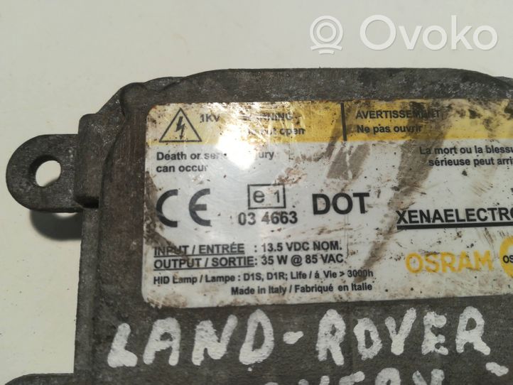 Land Rover Discovery Sport Module de ballast de phare Xenon 034663