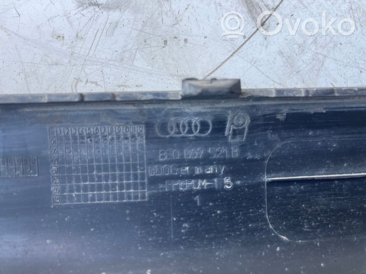 Audi A4 S4 B7 8E 8H Rivestimento della parte inferiore del paraurti posteriore 8E0807521B