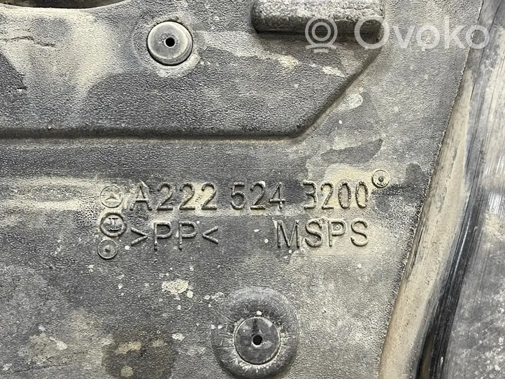 Mercedes-Benz S AMG W222 Cache de protection sous moteur A2225243200