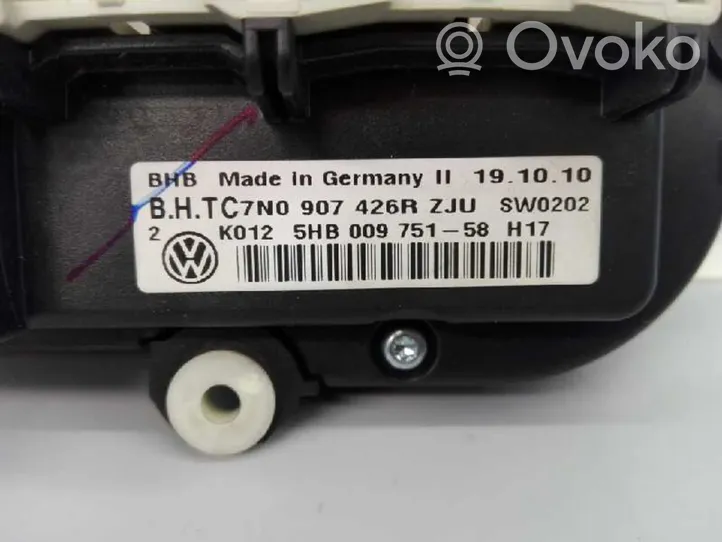 Volkswagen Caddy Panel klimatyzacji 7N0907426RZJU
