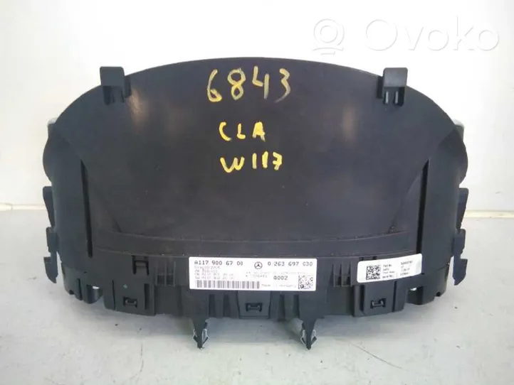 Mercedes-Benz CLA C117 X117 W117 Tachimetro (quadro strumenti) A1179006700