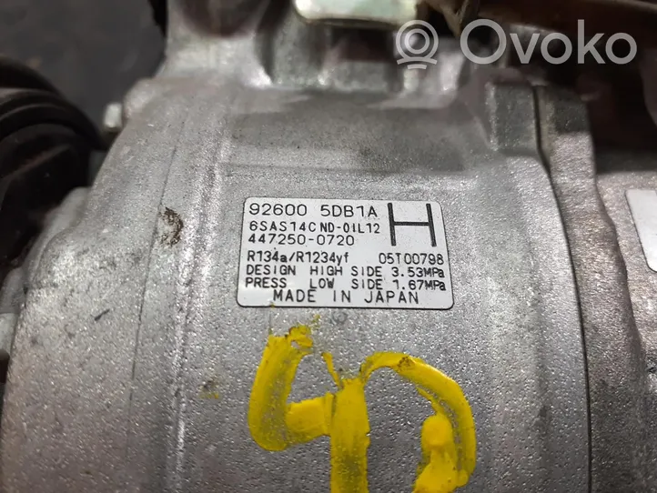 Infiniti QX30 Air conditioning (A/C) compressor (pump) 926005DB1A