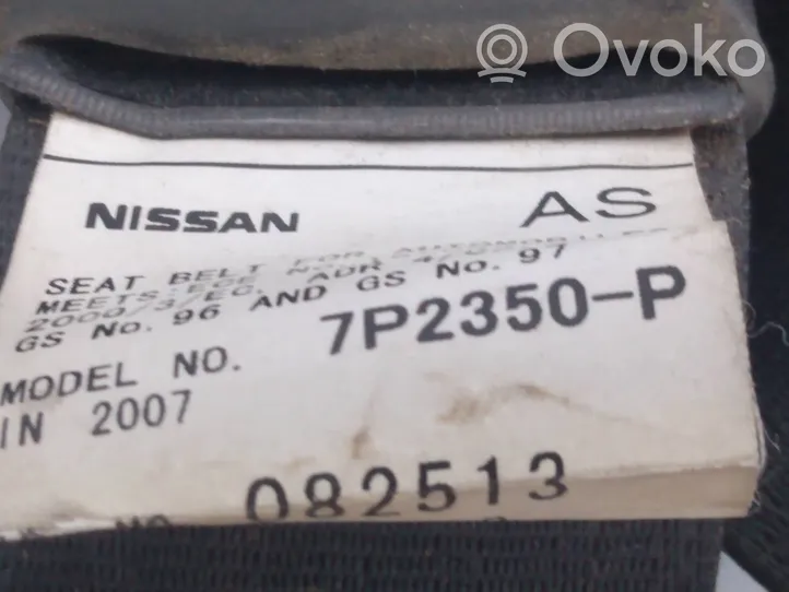 Nissan Pathfinder R51 Ceinture de sécurité avant 7P2350P