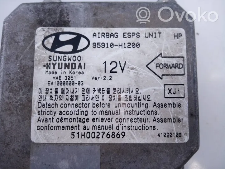 Hyundai Terracan Centralina/modulo airbag 95910H1200