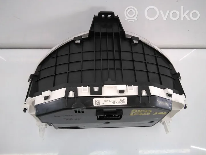 Mitsubishi Mirage VI G4 Attrage Tachimetro (quadro strumenti) 8100C439