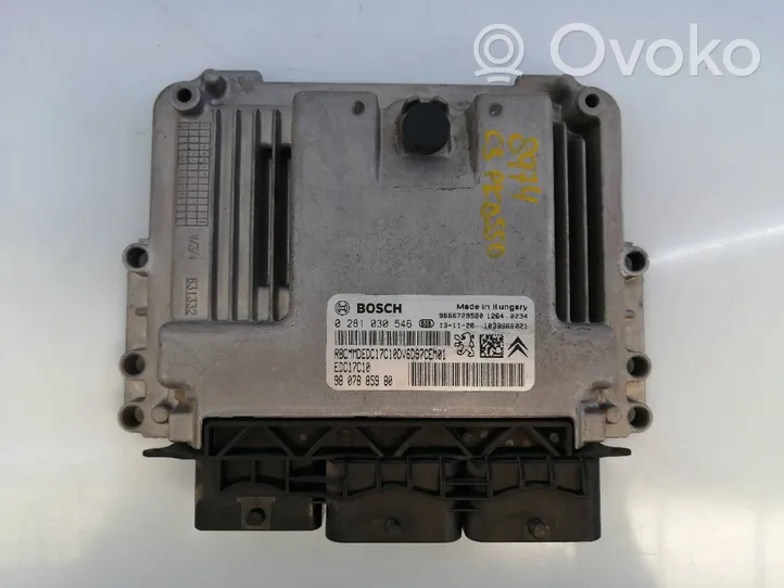 Citroen C3 Picasso Sterownik / Moduł ECU 9807885980