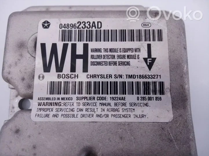 Jeep Grand Cherokee Module de contrôle airbag 04896233AD