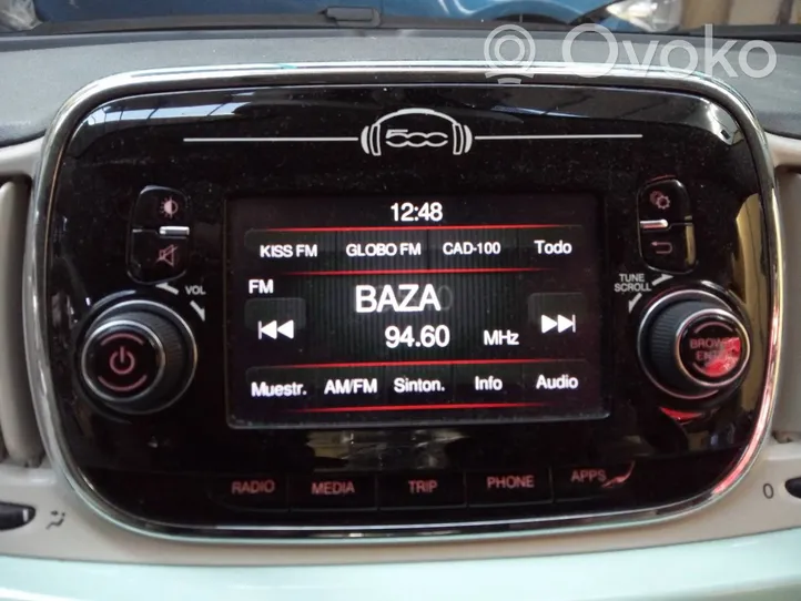 Fiat 500 Radio/CD/DVD/GPS-pääyksikkö 07356535980