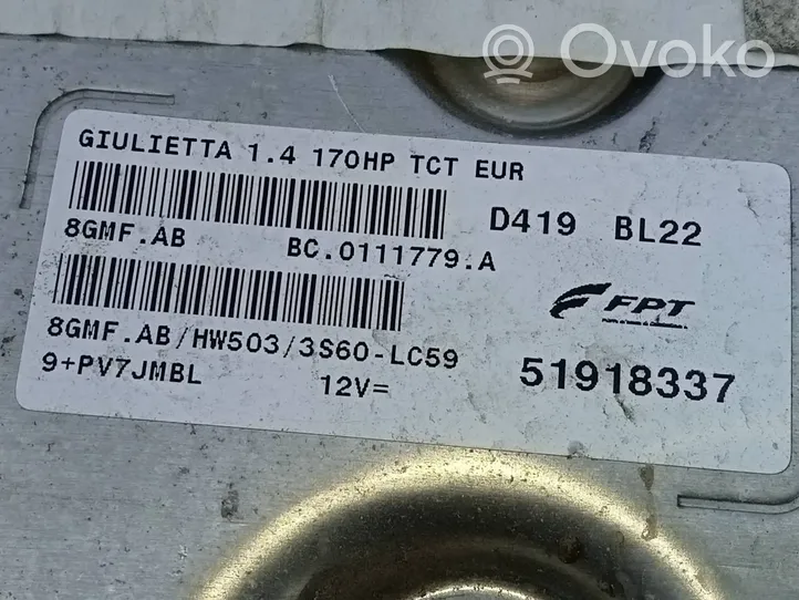 Alfa Romeo Giulietta Calculateur moteur ECU 51918337
