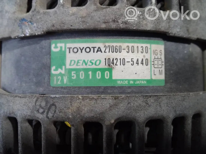 Toyota Land Cruiser (J120) Générateur / alternateur 2706030130