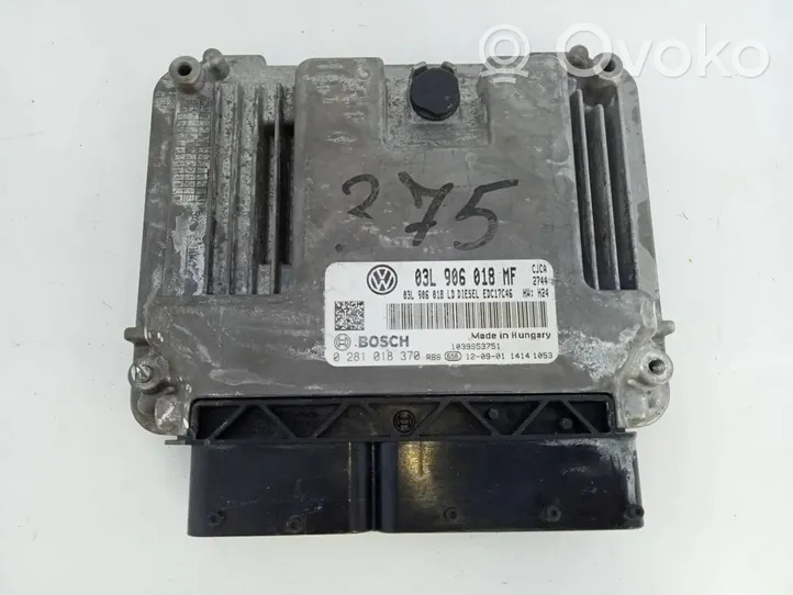 Seat Exeo (3R) Calculateur moteur ECU 03L906018MF