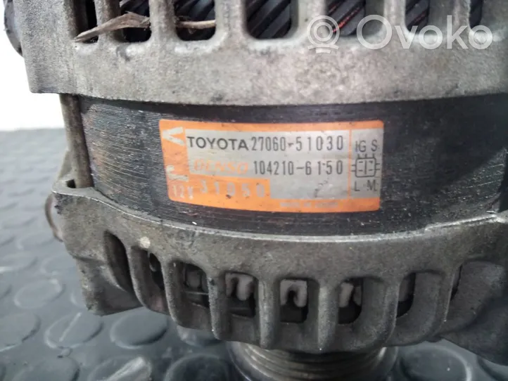 Toyota Land Cruiser J20 J20u Générateur / alternateur 2706051030