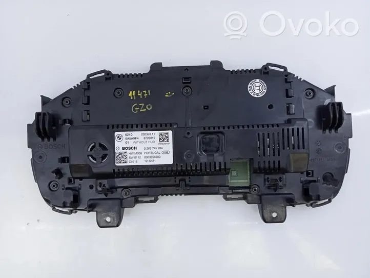 BMW M3 Tachimetro (quadro strumenti) 20236311