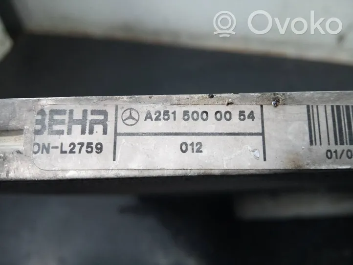 Mercedes-Benz ML W164 Radiateur condenseur de climatisation A2515000054