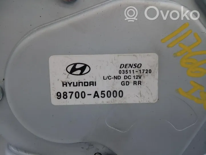Hyundai i30 Silniczek wycieraczki szyby tylnej 98700A5000