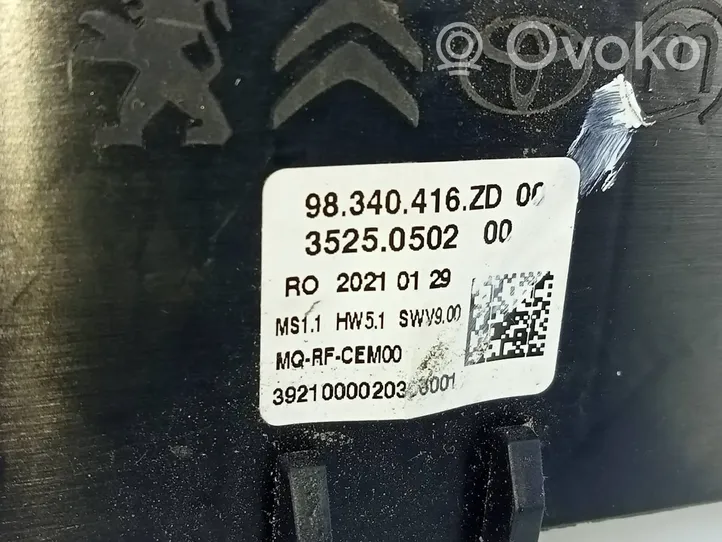 Opel Vivaro Centralina del climatizzatore 98340416ZD