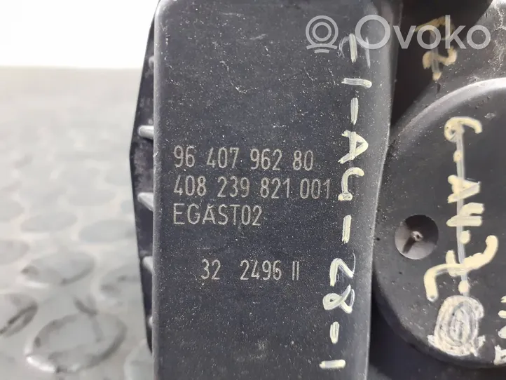 Peugeot 207 Throttle body valve 9640796280